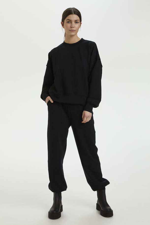 Black ChrisdaGZ Sweatshirt Gestuz – Køb Black Sweatshirt fra str. XS-XL