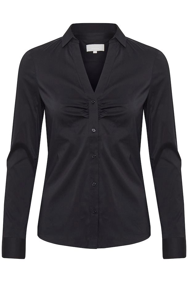Black Long sleeved shirt from InWear – Shop Black Long sleeved shirt ...