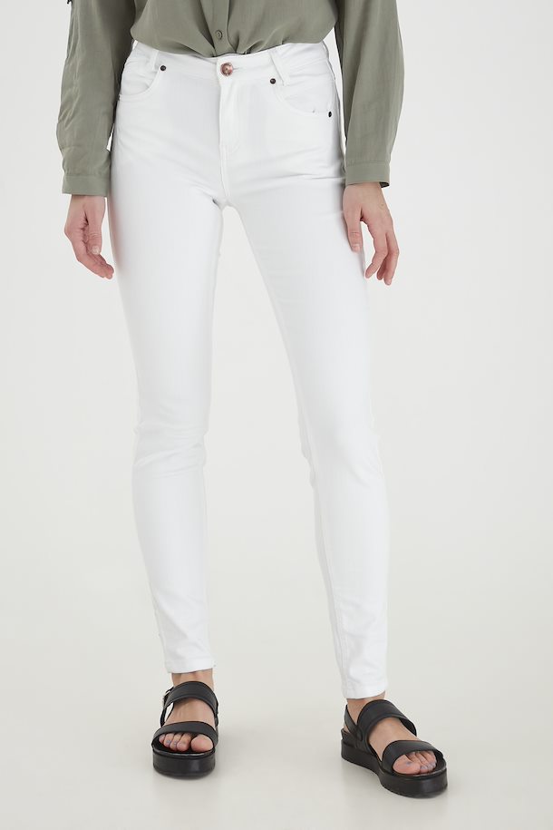 Bright White PzEmma Jeans Pulz Jeans – Køb White PzEmma Jeans fra str. 32-46