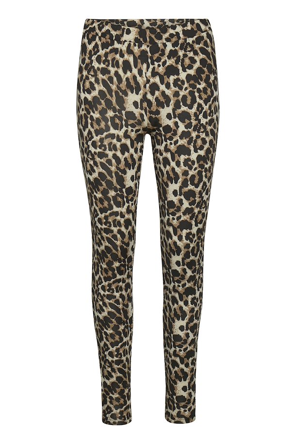 Brown Leo Print KApappi Leggings fra Kaffe – Køb Brown Leo Print KApappi  Leggings fra str. XS-XXL her