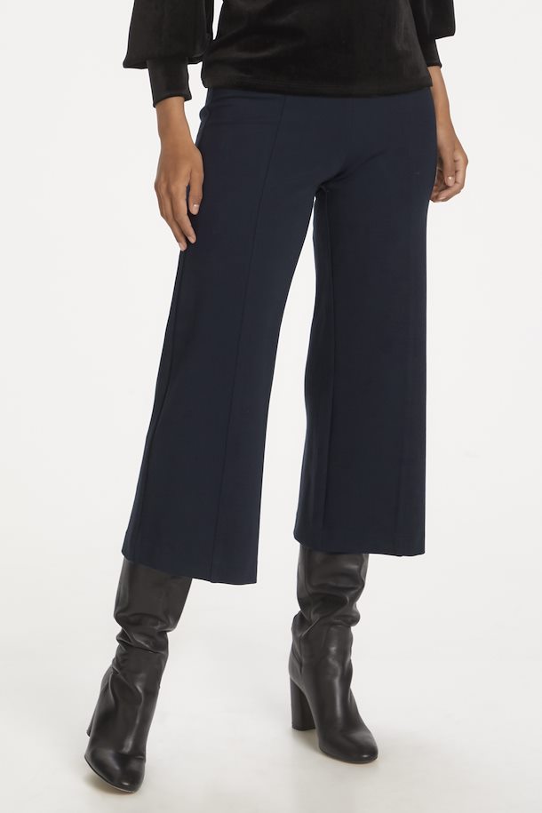 Black Flat Front Crop Trouser, WHISTLES